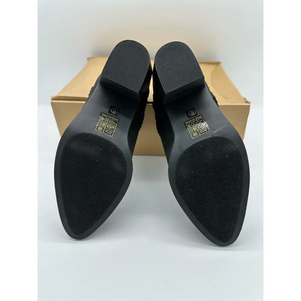 Journee Collection Sophie Women's‎ Ankle Boots, Black Size 6
